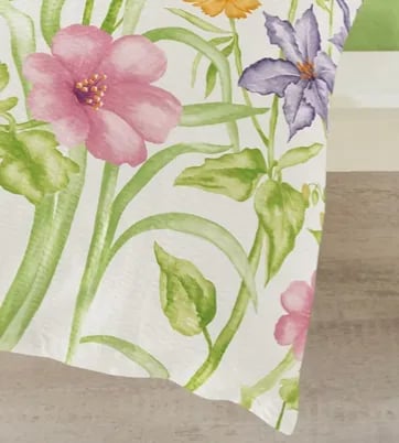 Traumschlaf Seersucker Bettwäsche Blumenwiese